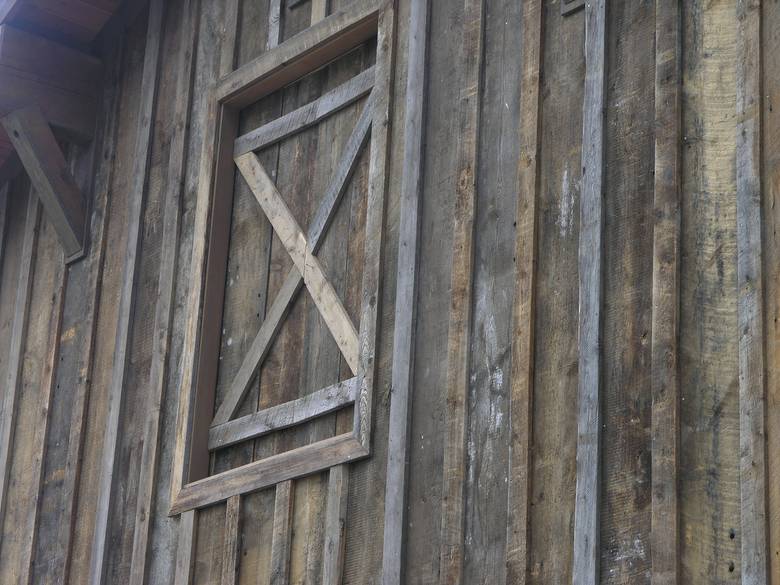 Antique Brown Board-and-Bat Siding